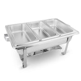 SOGA 3L Triple Tray Stainless Steel Chafing Food Warmer Catering Dish