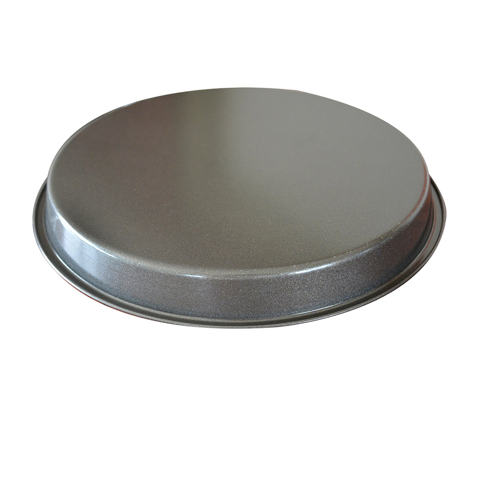 SOGA 2X 7-inch Round Black Steel Non-stick Pizza Tray Oven Baking Plate Pan