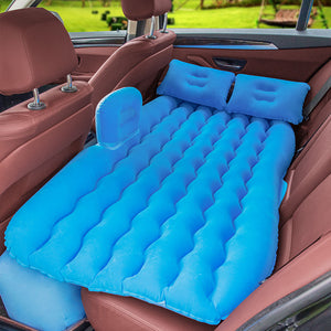 SOGA Blue Ripple Inflatable Car Mattress Portable Camping Air Bed Travel Sleeping Kit Essentials