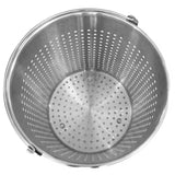 SOGA 98L 18/10 Stainless Steel Perforated Stockpot Basket Pasta Strainer with Handle