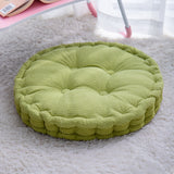 SOGA 2X Green Round Cushion Soft Leaning Plush Backrest Throw Seat Pillow Home Office Decor