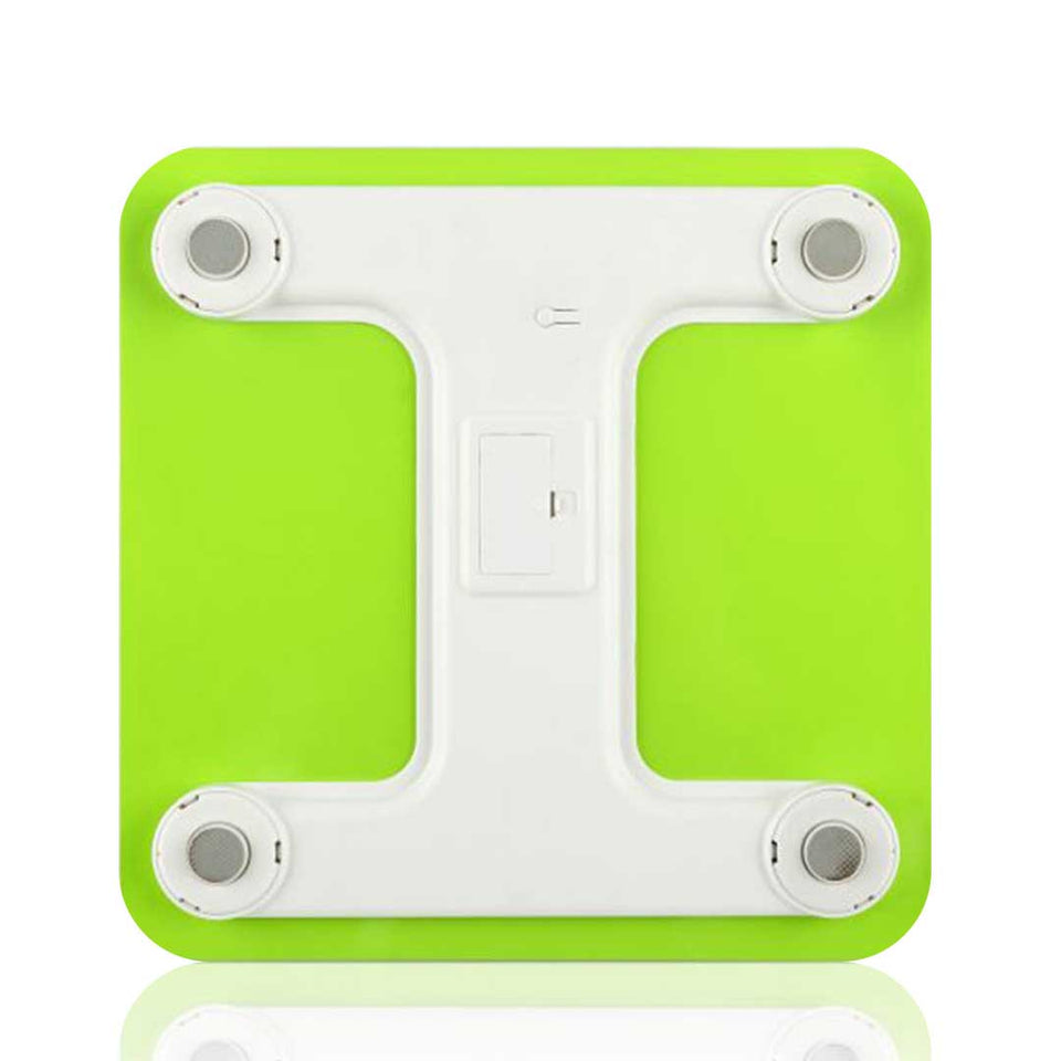 SOGA 2X 180kg Digital Fitness Weight Bathroom Gym Body Glass LCD Electronic Scales White/Green