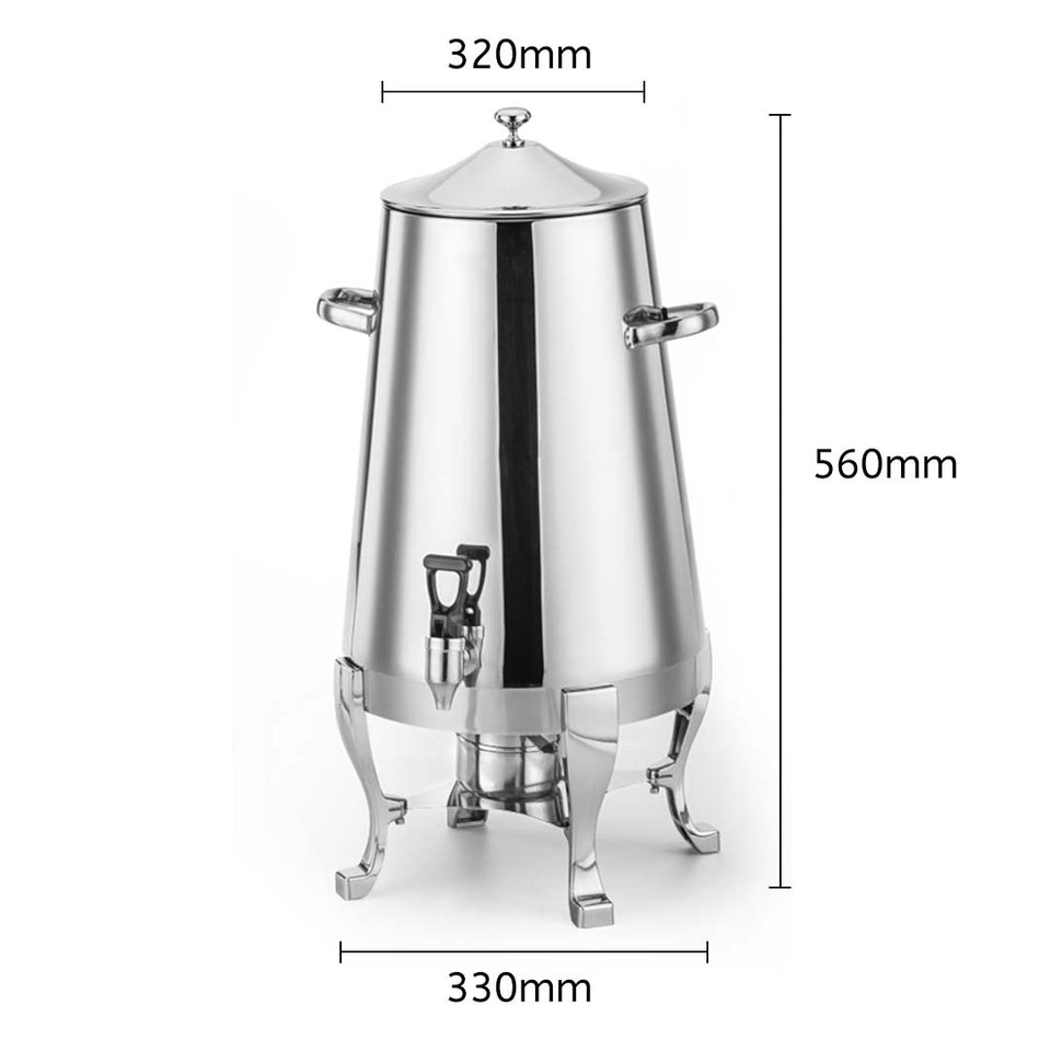 SOGA 2x Stainless Steel 13L Juicer Water Milk Coffee Pump Beverage Drinking Utensils