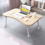 SOGA Beige Portable Bed Table Adjustable Foldable Bed Sofa Study Table Laptop Mini Desk Breakfast Tray Home Decor