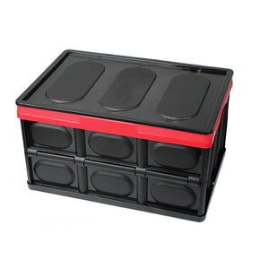 SOGA 30L Collapsible Car Trunk Storage Multifunctional Foldable Box Black