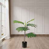 SOGA 4X 60cm Artificial Natural Green Split-Leaf Philodendron Tree Fake Tropical Indoor Plant Home Office Decor