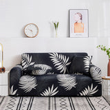 SOGA 3-Seater Leaf Design Sofa Cover Couch Protector High Stretch Lounge Slipcover Home Decor