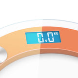 SOGA 2X 180kg Digital Fitness Weight Bathroom Gym Body Glass LCD Electronic Scales Orange