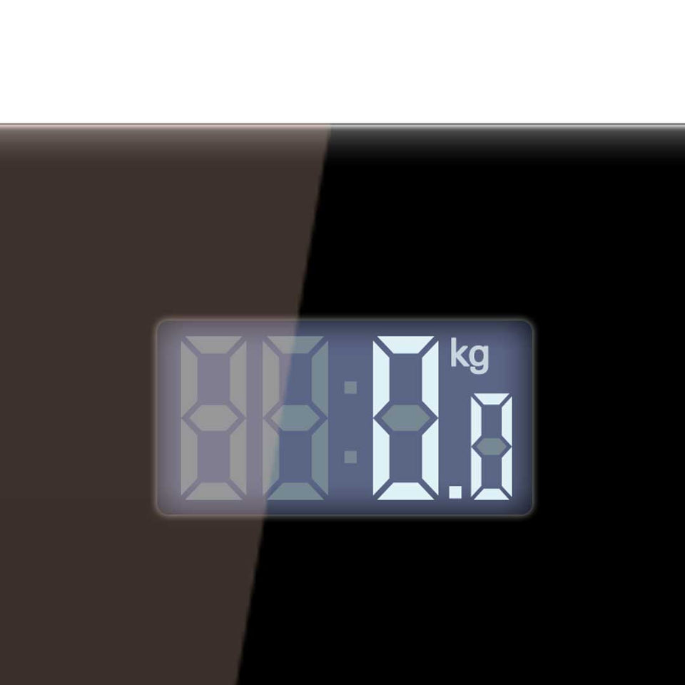 SOGA 2 x 180kg Digital Fitness Weight Bathroom Gym Body Glass LCD Electronic Black/Green