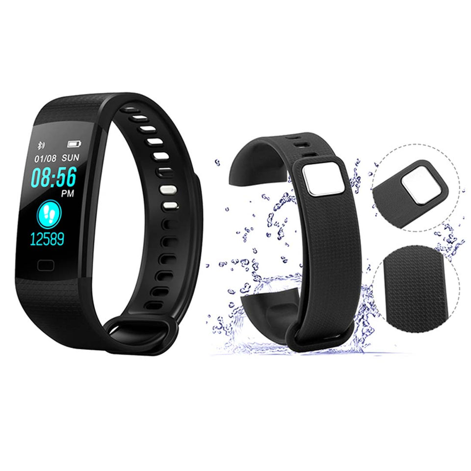 SOGA Sport Smart Watch Health Fitness Wrist Band Bracelet Activity Tracker Red