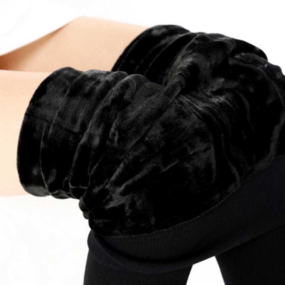 Warm Winter Thick High Waist Shinny Slim Skinny Women Leggings Stretchy Pants
