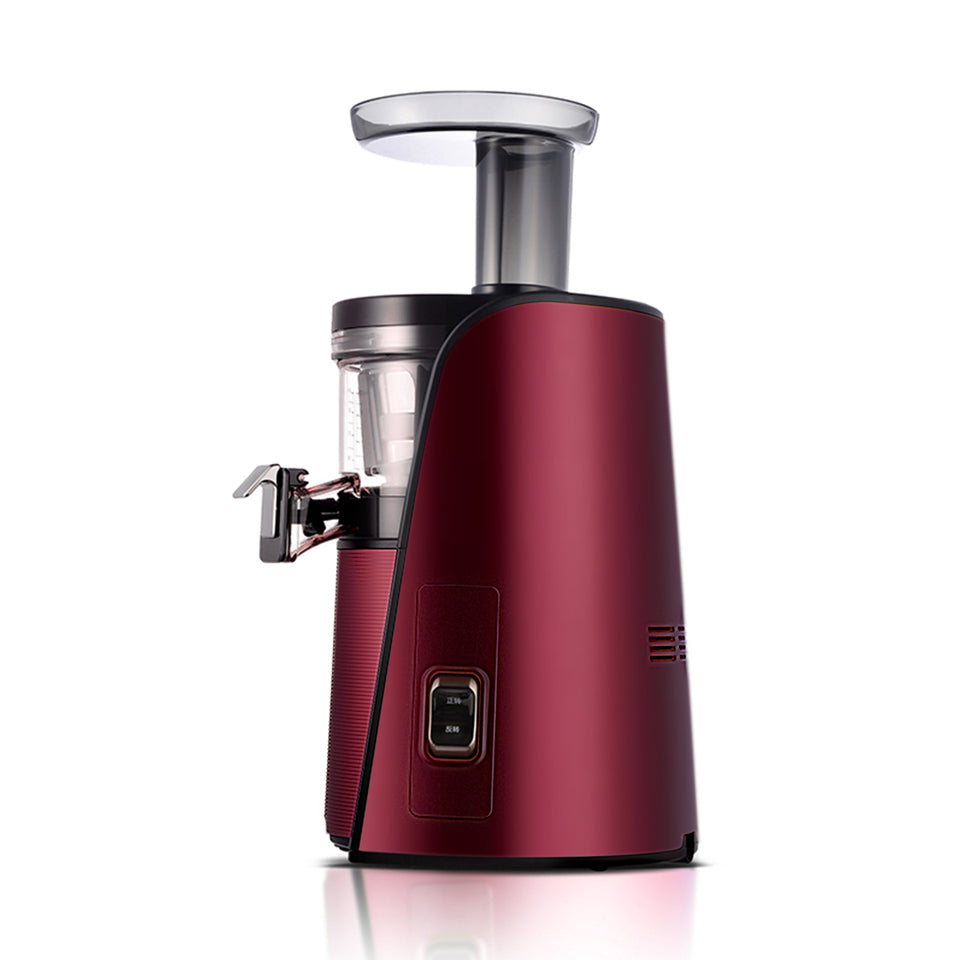 SOGA Cold Press Slow Juicer Fruit Vegetable Mixer Extractor Processor Red