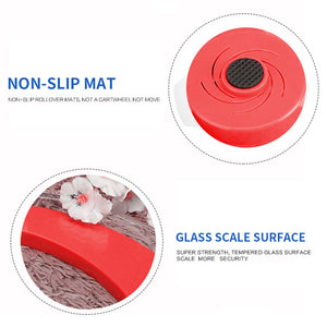 SOGA 2X 180kg Digital Fitness Weight Bathroom Gym Body Glass LCD Electronic Scale White/Red