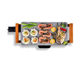 SOGA Electric Ceramic BBQ Grill Non-stick Surface Hot Plate for Indoor & Outdoor Stone