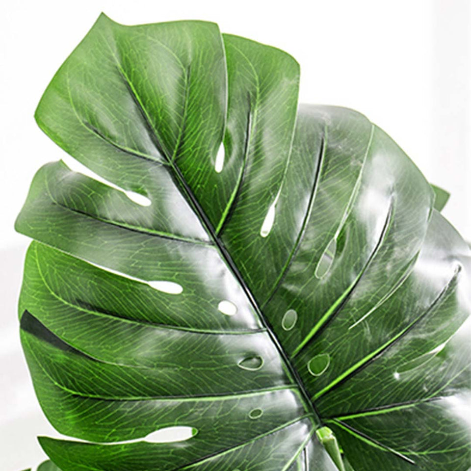 SOGA 2X 120cm Artificial Green Indoor Turtle Back Fake Decoration Tree Flower Pot Plant