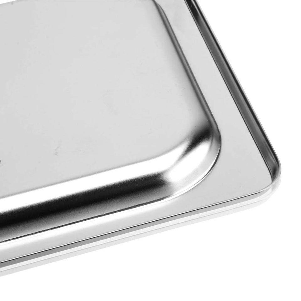 SOGA 12X Gastronorm GN Pan Lid Full Size 1/1 Stainless Steel Tray Top Cover