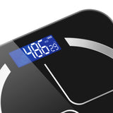 SOGA 2X 180kg Glass LCD Digital Fitness Weight Bathroom Body Electronic Scales Black/Pink