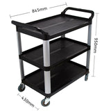 SOGA 2x 3 Tier Food Trolley Food Waste Cart Food Utility Mechanic Kitchen Small