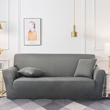 SOGA 1-Seater Grey Sofa Cover Couch Protector High Stretch Lounge Slipcover Home Decor