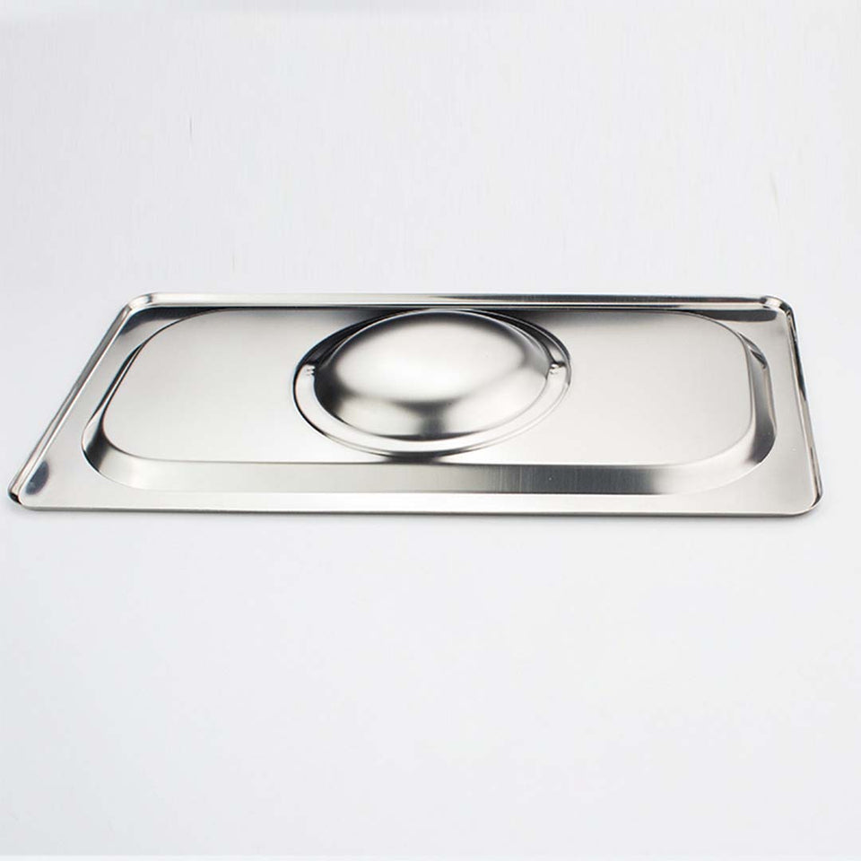 SOGA 6X Gastronorm GN Pan Lid Full Size 1/2 Stainless Steel Tray Top Cover