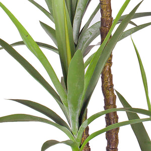 SOGA 4X 150cm Artificial Natural Green Dracaena Yucca Tree Fake Tropical Indoor Plant Home Office Decor