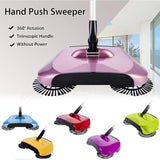 SOGA Auto Hand Push Sweeper Broom Household Cleaning Without Electricity Cleaner Mop Red