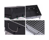 SOGA 2X Portable Mini Folding Thick Box-Type Charcoal Grill for Outdoor BBQ Camping