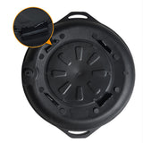 SOGA Non Stick Stone Coated Korean BBQ Grill Plate Round