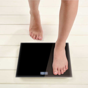 SOGA 2 x 180kg Digital Fitness Weight Bathroom Gym Body Glass LCD Electronic Black/Green