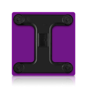 SOGA 2X Digital Body Fat Scale Bathroom Scales Weight Gym Glass Water LCD Purple/Pink