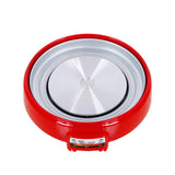 2 in 1 Electric Steamboat Hotpot Teppanyaki Asian Soup Fondue With Division