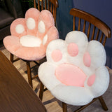 SOGA White Paw Shape Cushion Warm Lazy Sofa Decorative Pillow Backseat Plush Mat Home Decor