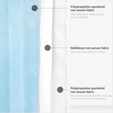 60 Pcs Anti Dust Filter Disposable Protective Sanitary Face Mask Kids