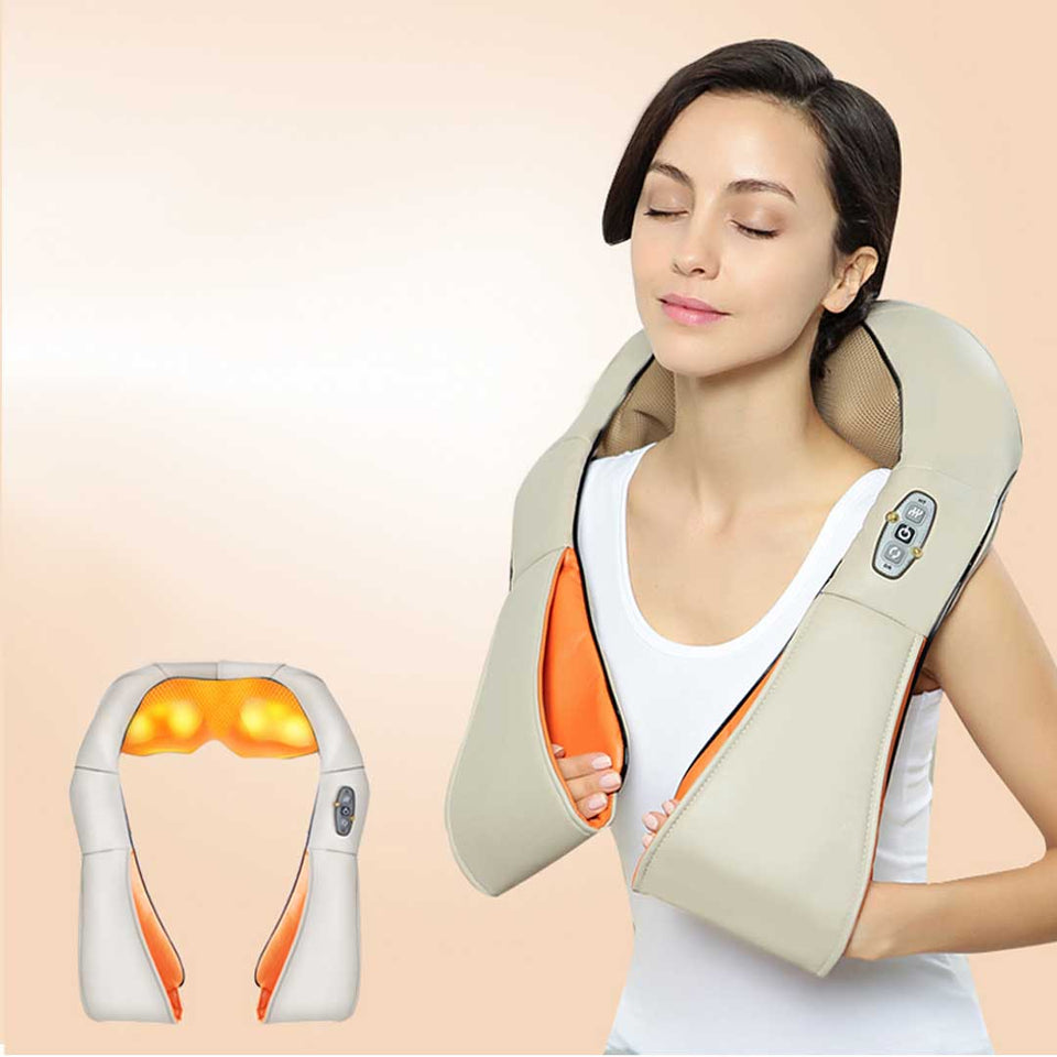 SOGA Electric Kneading Neck Shoulder Arm Body Massager With Heat Health Care