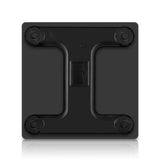 SOGA 2X Glass LCD Digital Body Fat Scale Bathroom Electronic Gym Water Weighing Scales Black/Blue