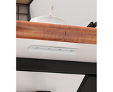 SOGA Black Portable Table Foldable Multifunctional Furniture Home Decor