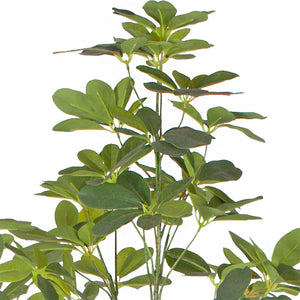 SOGA 4X 160cm Artificial Natural Green Schefflera Dwarf Umbrella Tree Fake Tropical Indoor Plant Home Office Deco
