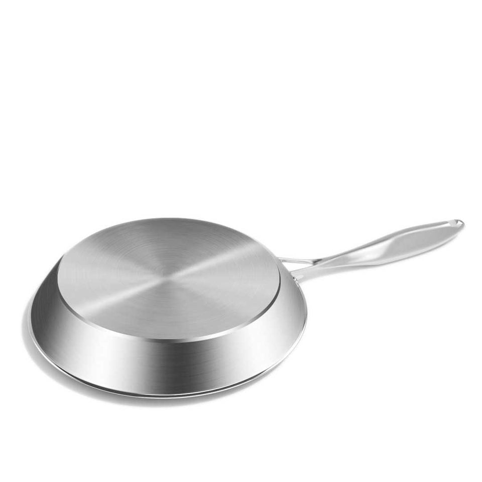 SOGA Stainless Steel Fry Pan Top Grade Induction 20cm 24cm