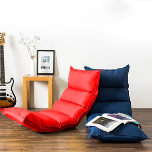 SOGA 4X Foldable Tatami Floor Sofa Bed Meditation Lounge Chair Recliner Lazy Couch Red