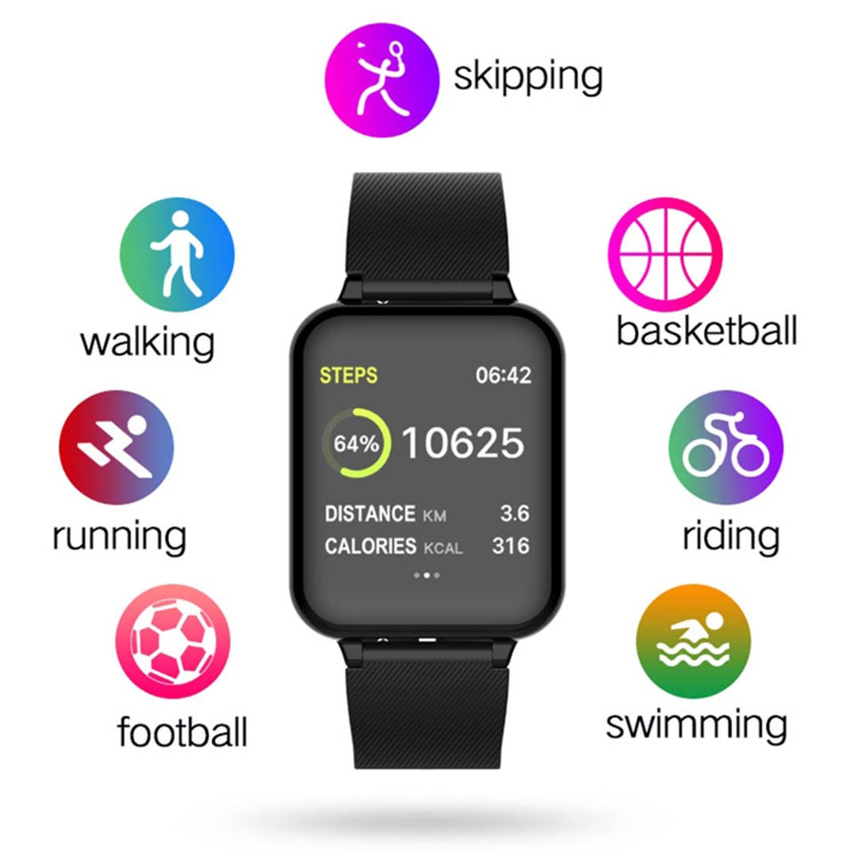 SOGA 3X Waterproof Fitness Smart Wrist Watch Heart Rate Monitor Tracker Bundle