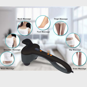 SOGA 2X Deluxe Hand Held Infrared Percussion Massager with Soothing Heat