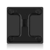 SOGA 2X Glass LCD Digital Body Fat Scale Bathroom Electronic Gym Water Weighing Scales Black/White