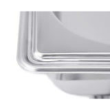 SOGA Stainless Steel Chafing Triple Tray Catering Dish Food Warmer