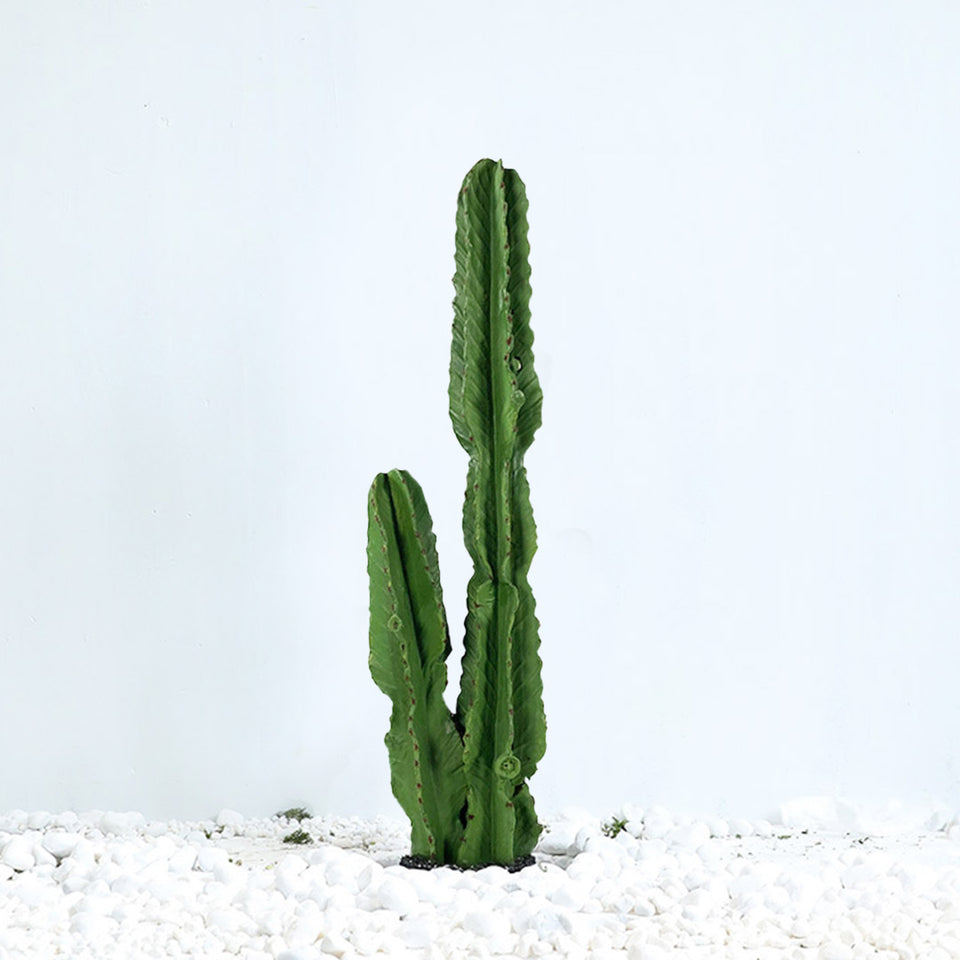 SOGA 2X 95cm Green Artificial Indoor Cactus Tree Fake Plant Simulation Decorative 2 Heads