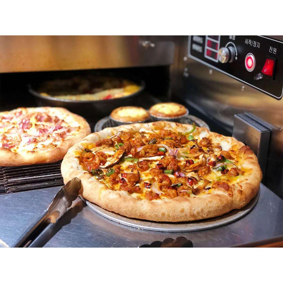 SOGA 8-inch Round Seamless Aluminium Nonstick Commercial Grade Pizza Screen Baking Pan