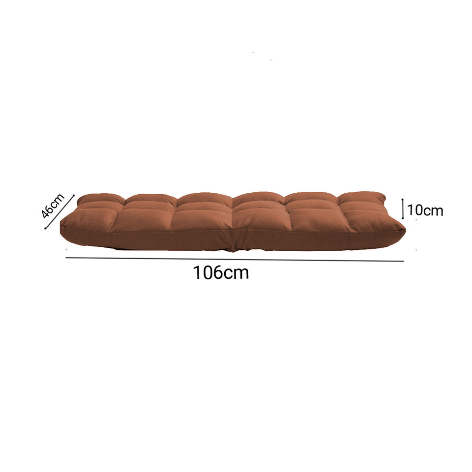 SOGA Coffee Lounge Floor Recliner Adjustable Gaming Sofa Bed Foldable Indoor Outdoor Backrest Seat Home Office Decor
