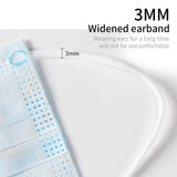 20 Pcs Anti Dust Filter Disposable Protective Sanitary Face Mask Kids