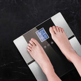 SOGA 2X Digital Electronic LCD Bathroom Body Fat Scale Weighing Scales Weight Monitor Black