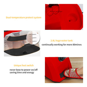 SOGA 2X Garment Steamer Portable Cleaner Steam Iron 80MINS Red