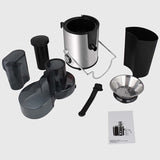 SOGA Juicer 400W Professional Stainless Steel Whole Fruit Vegetable Juice Extractor Diet Chrome